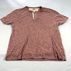 Faherty Red Short Sleeve Tee